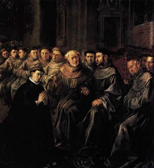 HERRERA, Francisco de, the Elder St Bonaventure Enters the Franciscan Order oil painting image